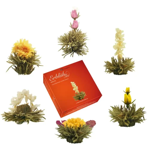 Creano Blooming White Tea Gift Box – 6 Flowering Tea Varieties