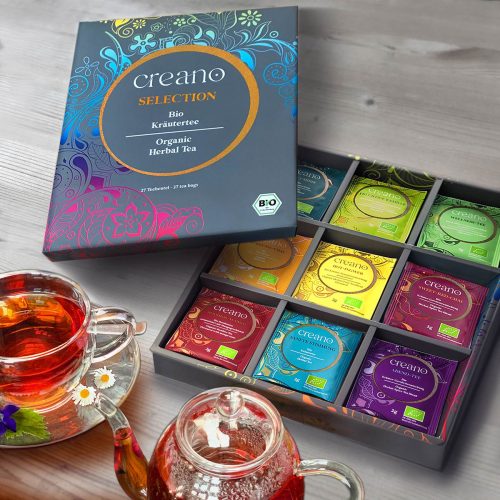 Creano Organic Herbal Tea Gift Box – 27 Tea Bags