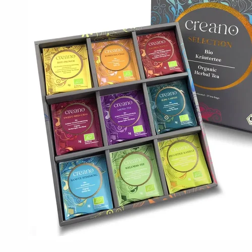 Creano Organic Herbal Tea Gift Box – 27 Tea Bags