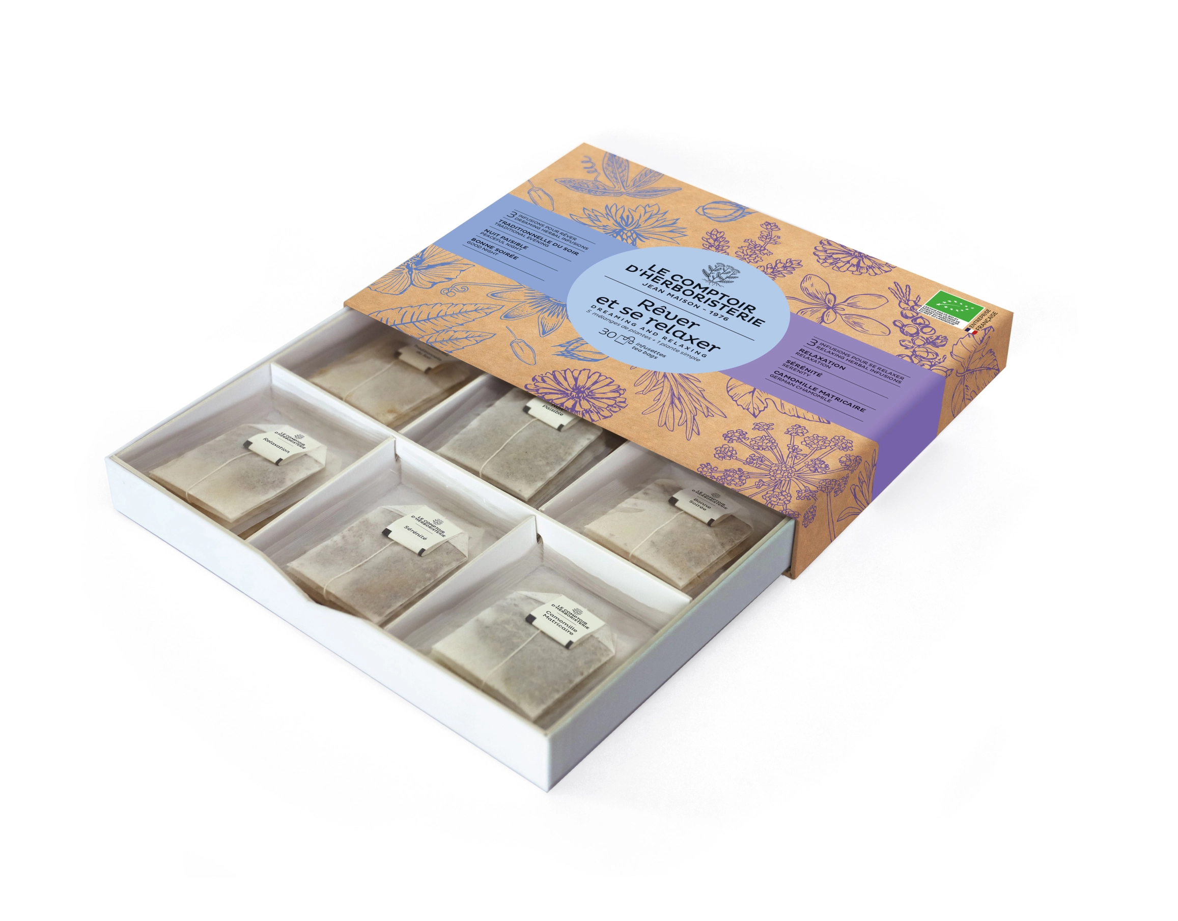Dream & Relax Organic Herbal Tea Selection – 30 Infusions - Image 2