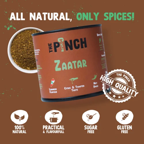 Lebanese Zaatar Spice Blend with Sumac, Sesame & Herbs – 45g