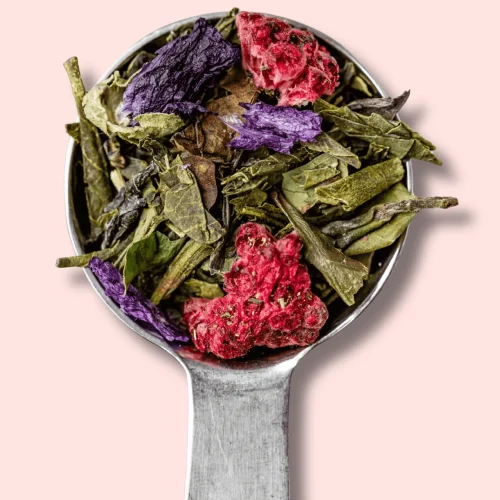 Organic Violet Raspberry Green Tea – 100 g