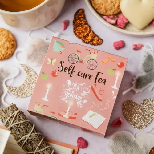 Self Care Organic Tea Gift Box – 10 Handcrafted Sachets
