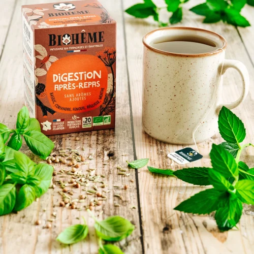Biohême Organic After-Meal Herbal Infusion – 20 Tea Bags