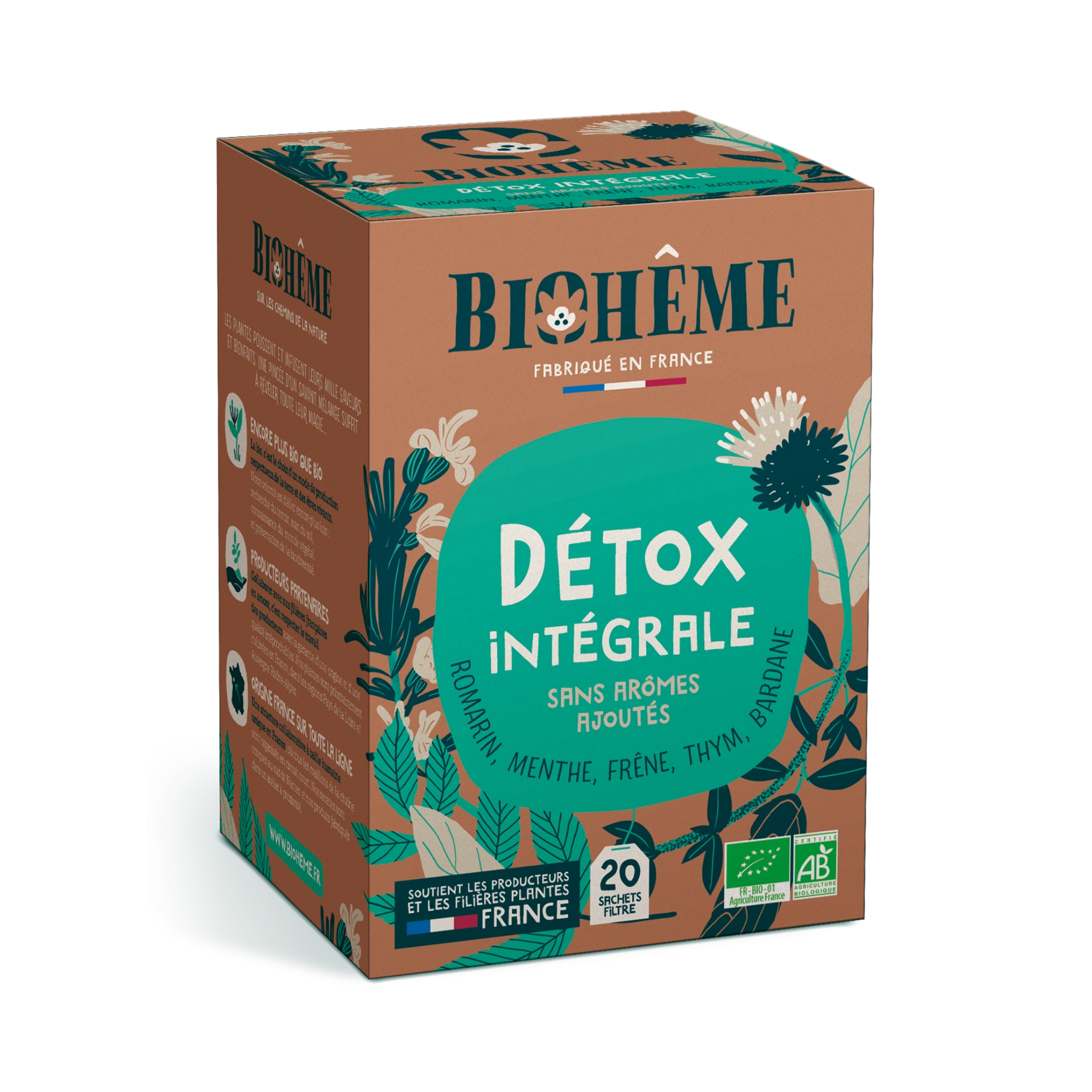 Biohême Organic Complete Detox Herbal Tea – 20 Tea Bags