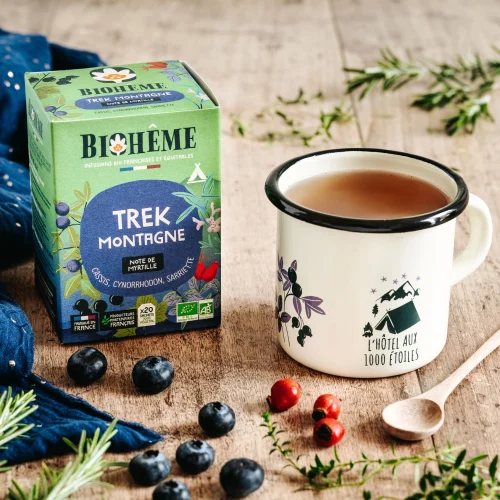 Biohême Organic Mountain Trek Herbal Tea – Blackcurrant & Blueberry