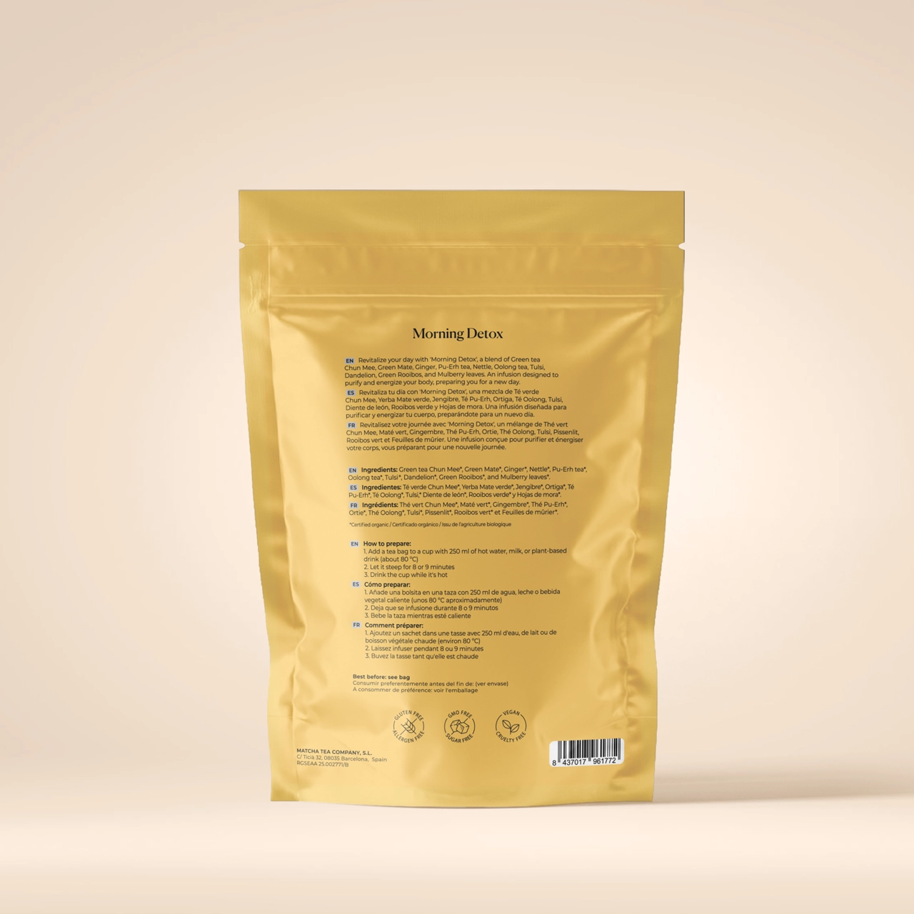 Matcha & CO Morning Detox Organic Tea, 75 g - Image 3