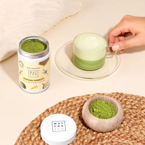 Matcha & CO Organic Vanilla Matcha – Ceremonial Grade, 80 g