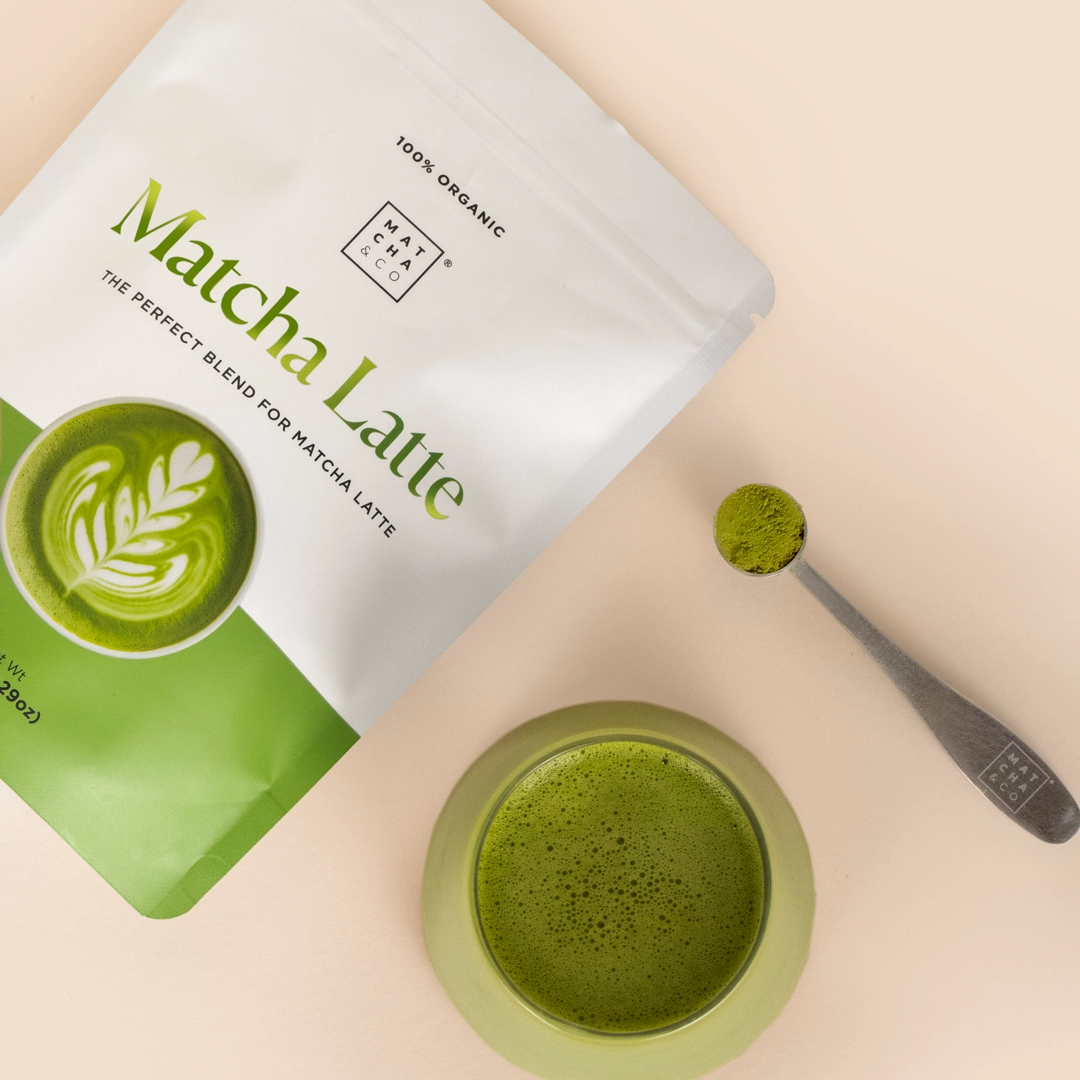 Matcha & CO Organic Matcha Latte with Coconut & Cinnamon – 150 g - Image 2