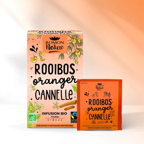 Provence d’Antan Organic Rooibos Orange & Cinnamon Tea – 16 Tea Bags
