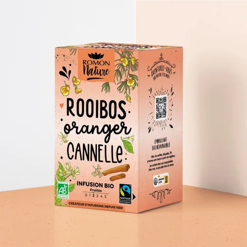 Provence d’Antan Organic Rooibos Orange & Cinnamon Tea – 16 Tea Bags