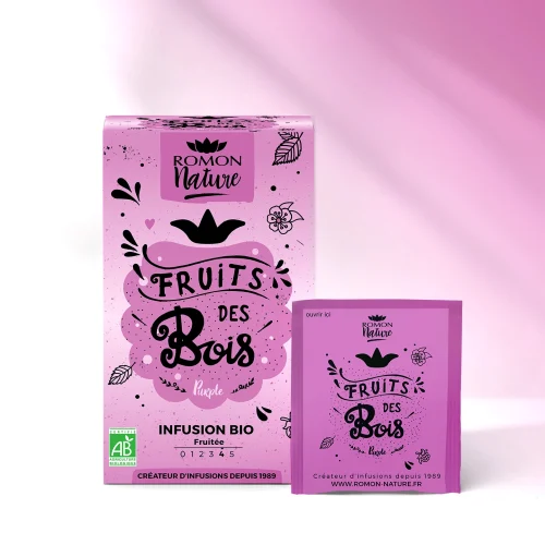 Organic Wild Berry Herbal Tea – 16 Biodegradable Sachets
