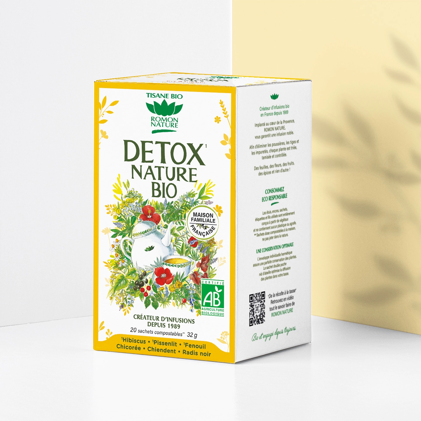 Provence d’Antan Organic Detox Herbal Tea – 20 Tea Bags