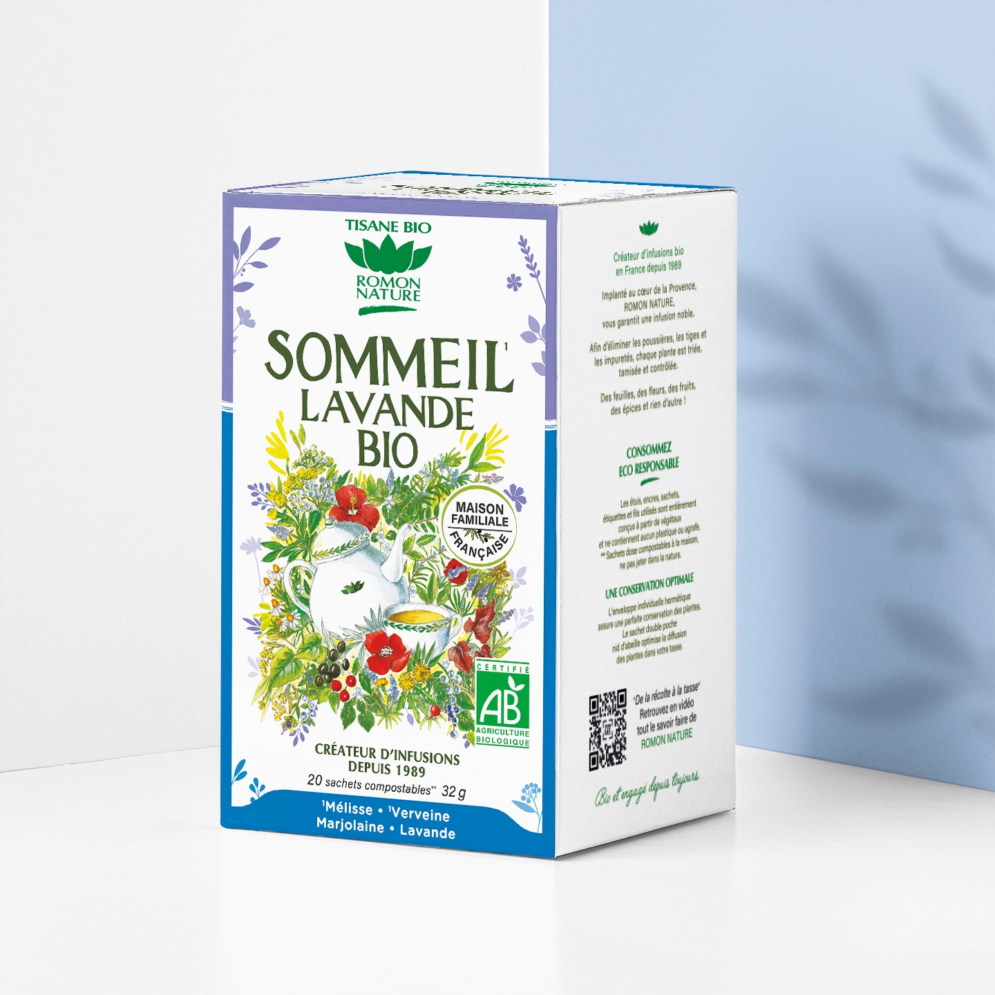 Provence d’Antan Organic Lavender Evening Herbal Tea – 20 Sachets