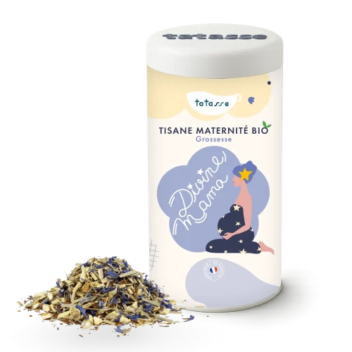 Tatasse Divine Mama Organic Pregnancy Herbal Tea – Rooibos, Orange & Lemongrass, 100 g