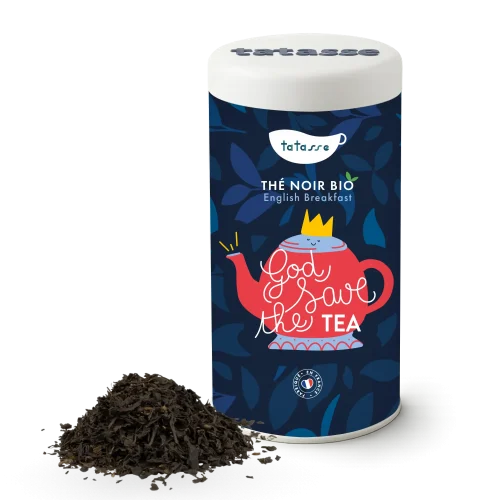 Tatasse God Save the Tea – Organic English Breakfast Black Tea 100g