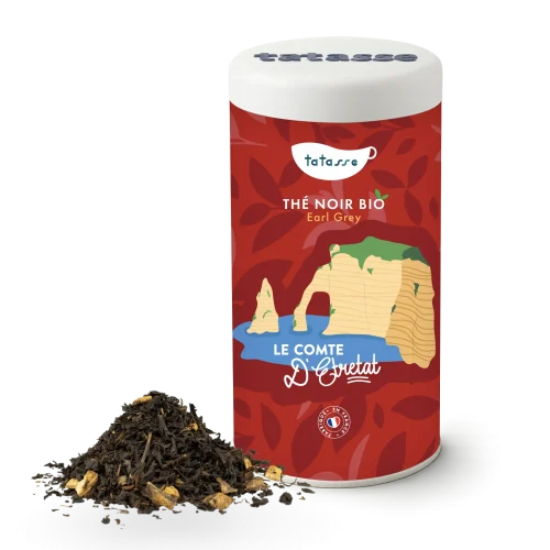 Tatasse Le Comte d’Étretat Organic Earl Grey Black Tea – 100 g