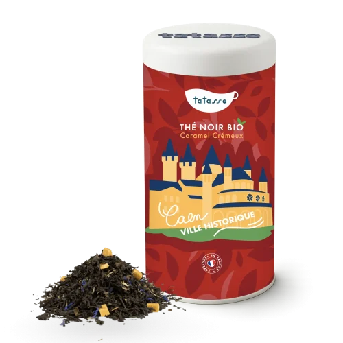 Tatasse Organic Caramel Cream Black Tea – Caen, Historic City, 100 g