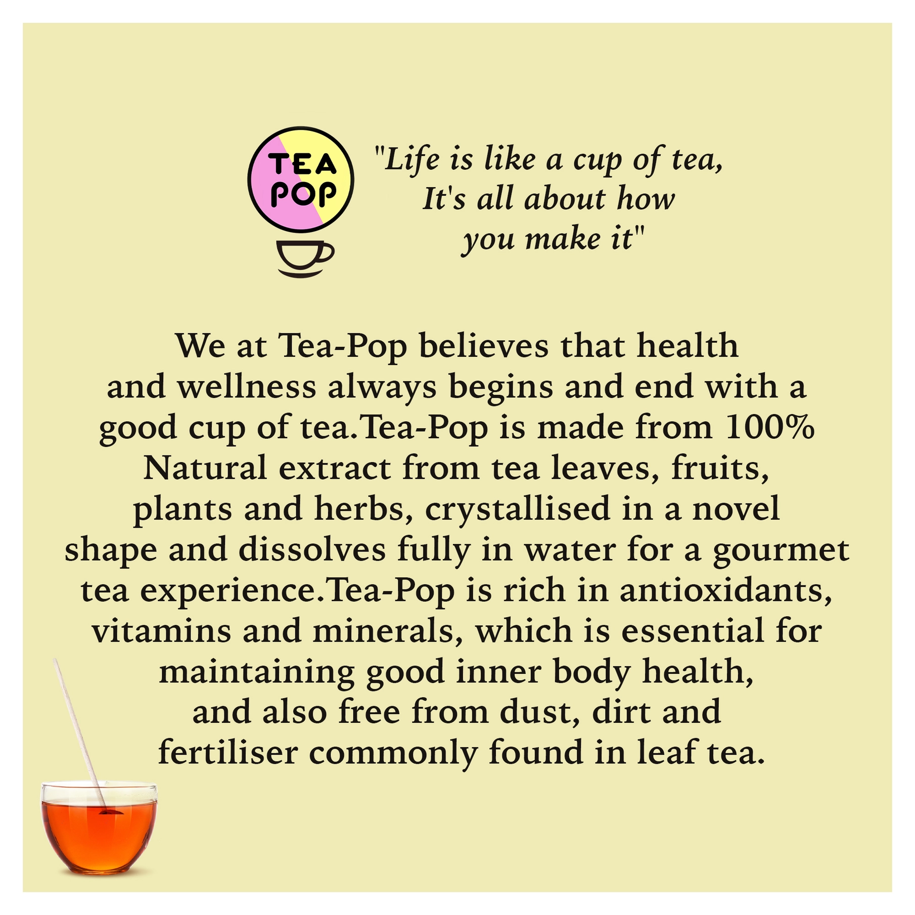 Tea-Pop Herbal & Fruit Tea Sticks Gift Tube – 6 Sticks - Image 4