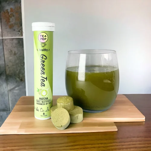 Tea-Pop Matcha Green Tea – 8 Crystallised Tea Pops