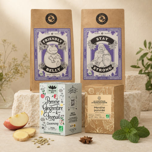 After-Meal Tea Collection – 4 Organic Herbal Teas