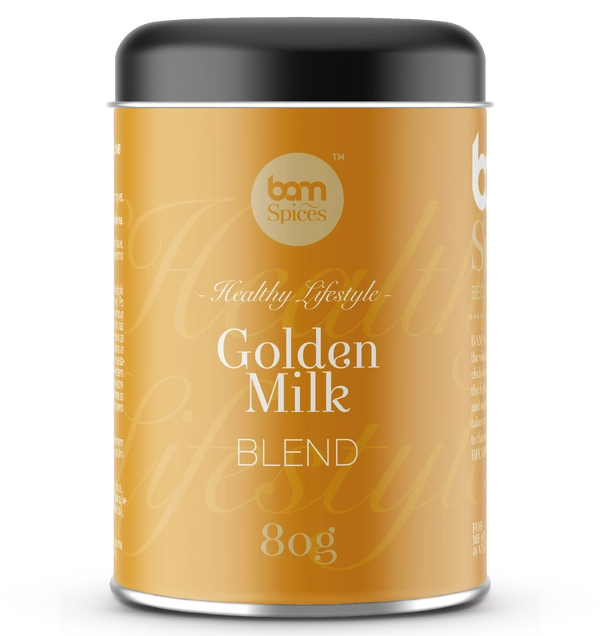 BAM Golden Milk Turmeric Latte Spice Blend 80 g