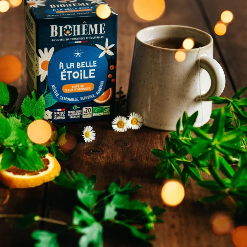 Biohême À la Belle Étoile Organic Herbal Infusion – 20 Tea Bags