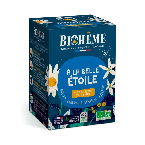 Biohême À la Belle Étoile Organic Herbal Infusion – 20 Tea Bags