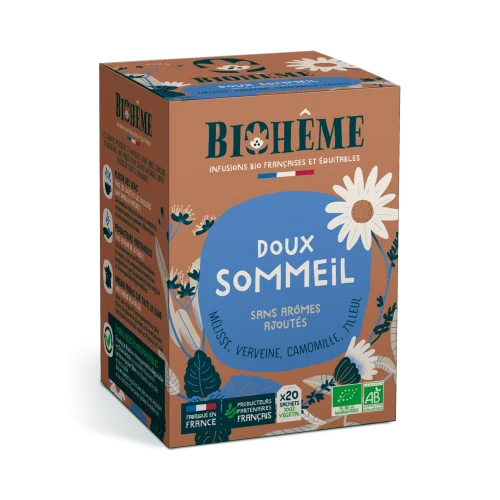 Biohême Organic Gentle Sleep Herbal Infusion – 20 Tea Bags