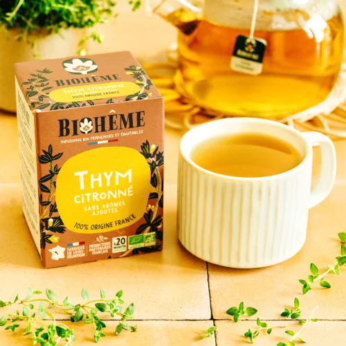 Biohême Organic Lemon Thyme Herbal Infusion – 20 Tea Bags