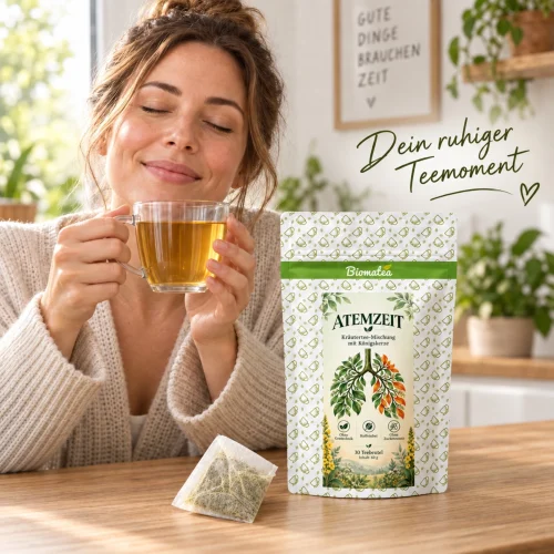 Biomatea Atemzeit Mullein Herbal Tea – 30 Tea Bags