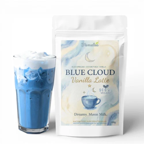 Biomatea Blue Cloud Latte – Blue Spirulina, Coconut & Vanilla, 150g