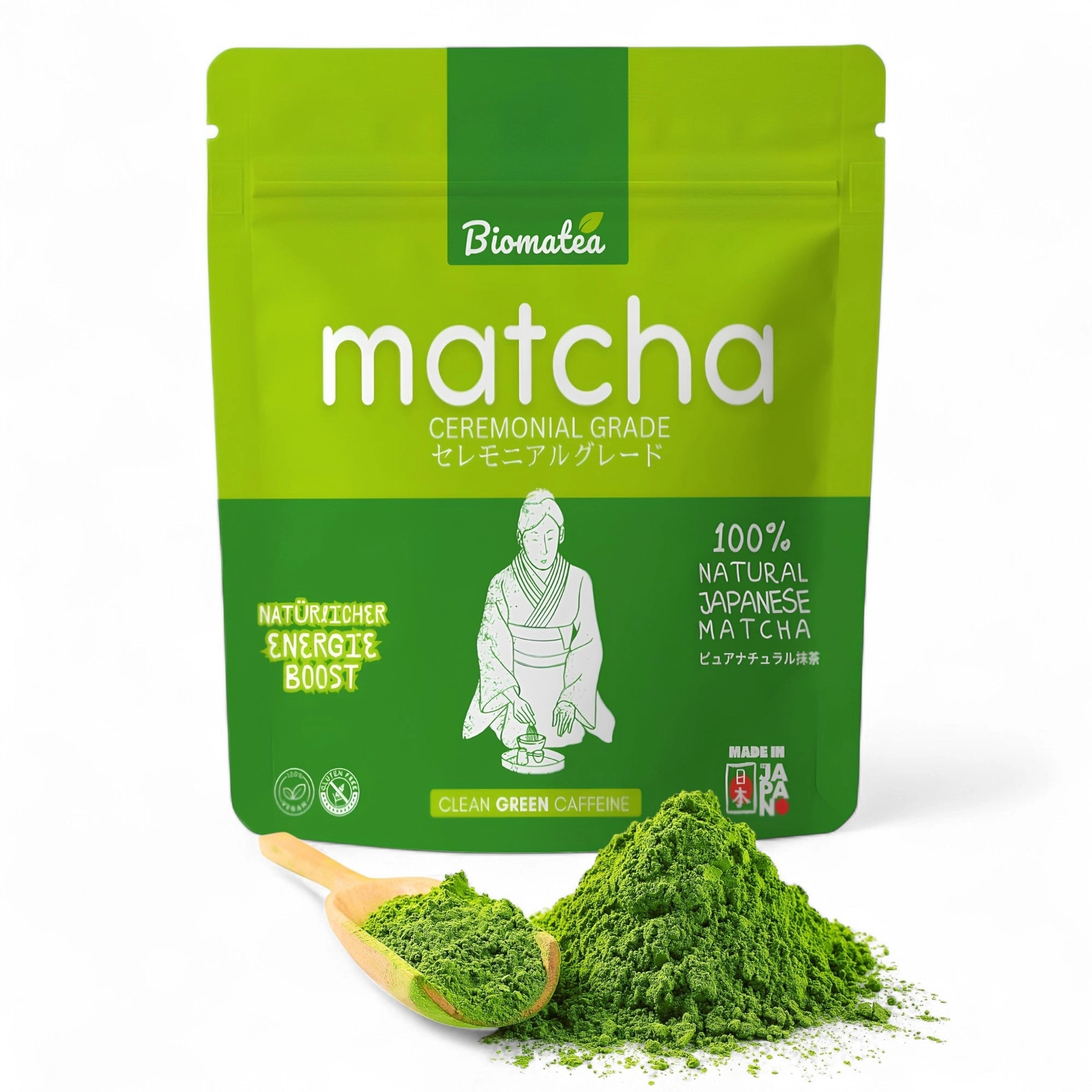 Biomatea Ceremonial Matcha from Kagoshima – First Harvest, 50g