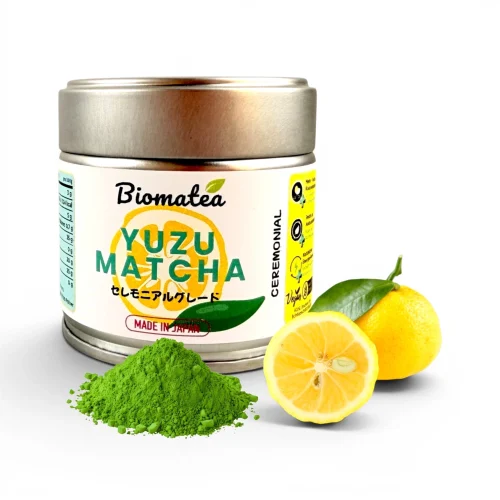 Biomatea Ceremonial Yuzu Matcha Powder – 30g