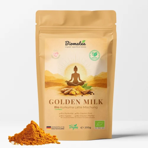 Biomatea Organic Golden Milk Turmeric Latte Blend – 200g