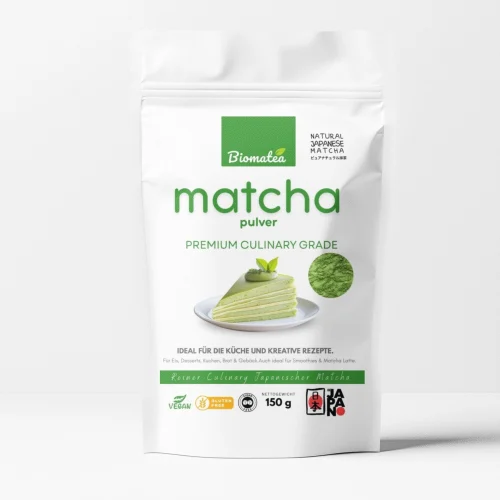 Biomatea Premium Culinary Matcha for Lattes & Baking – 150g