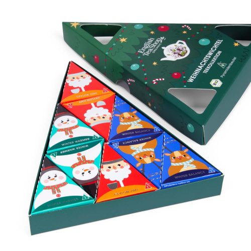 English Tea Shop Christmas Elf Organic Tea Gift Set – 9 Pyramid Bags