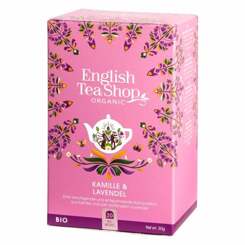 English Tea Shop Organic Chamomile & Lavender Tea – 20 Tea Bags
