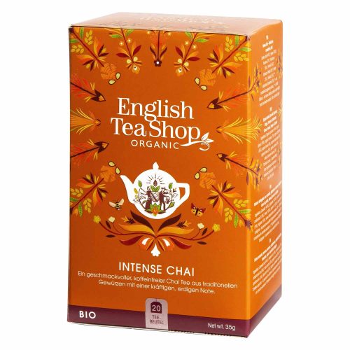 English Tea Shop Organic Intense Chai – 20 Caffeine-Free Tea Bags