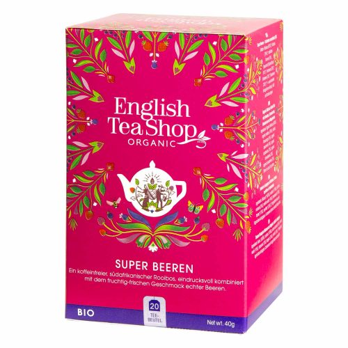 English Tea Shop Organic Super Berries Fruit Tea – 20 Tea Bags