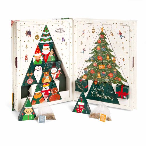 English Tea Shop Organic Tea Book Advent Calendar – 24 Pyramid Tea Bags