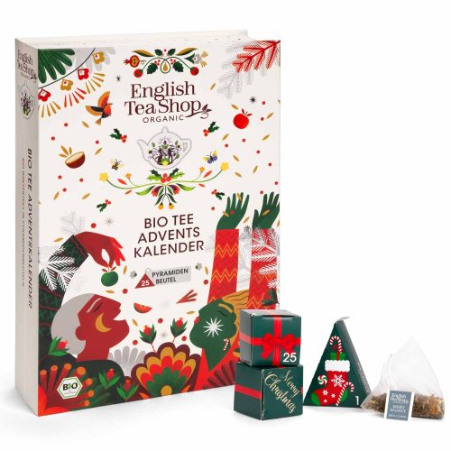 English Tea Shop Organic Tea Book Advent Calendar – 24 Pyramid Tea Bags