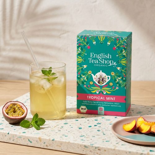 English Tea Shop Organic Tropical Mint White Tea – 20 Tea Bags