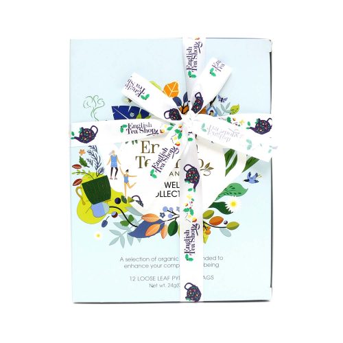 English Tea Shop Organic Wellness Tea Gift Set – 12 Pyramid Tea Bags