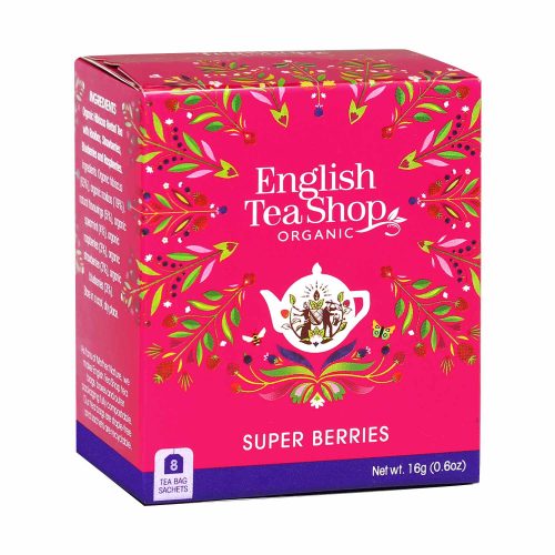 English Tea Shop Super Berries Organic Fruit Tea – 8 Tea Bags
