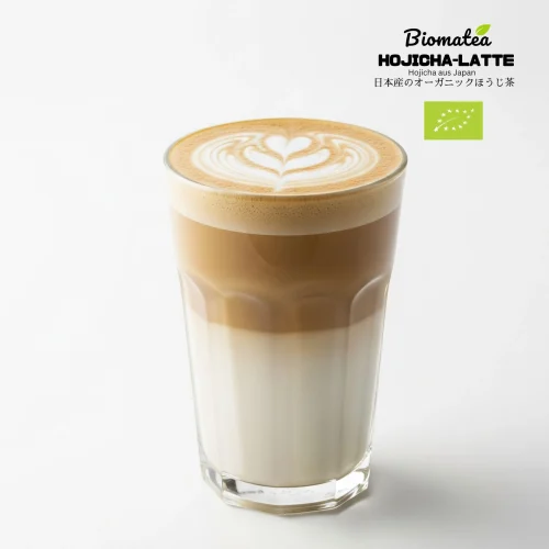 Biomatea Organic Hojicha Latte Mix with Coconut Blossom Sugar – 100 g