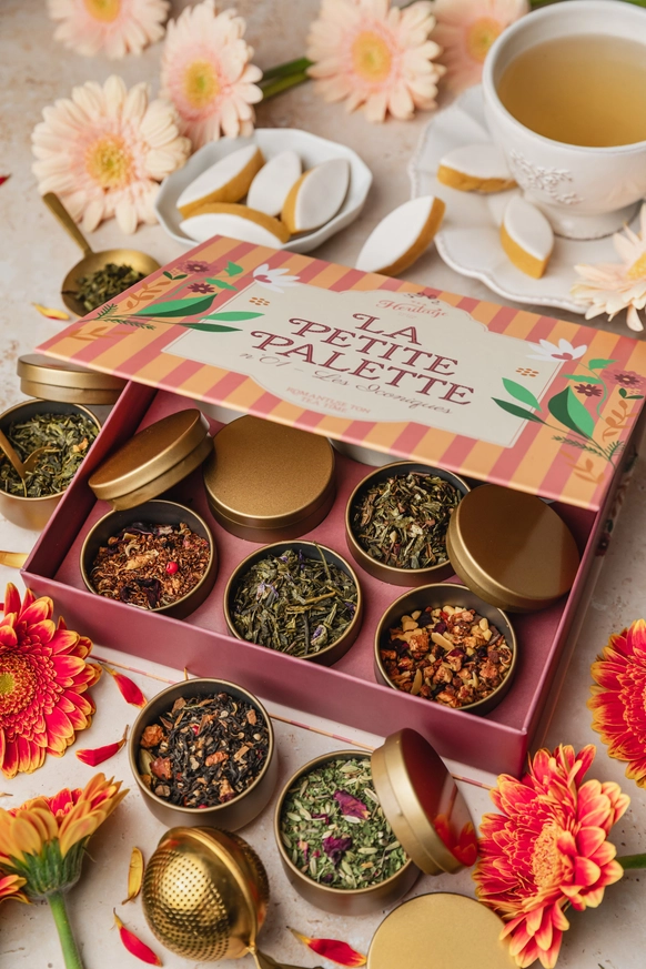 Tea Heritage La Petite Palette No.1 – 8 Organic Loose-Leaf Teas & Infusions
