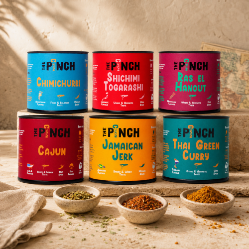 World Flavour Passport – 6 Global Spice Blends