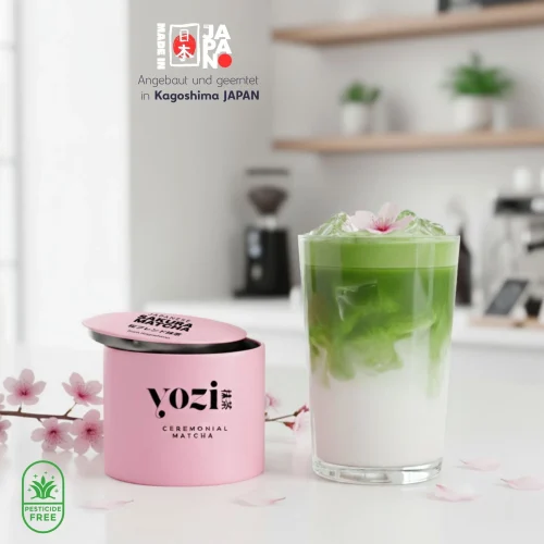 Yozi Ceremonial Sakura Matcha with Japanese Cherry Blossom – 30g