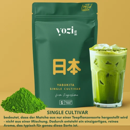 Yozi Yabukita Single-Cultivar Ceremonial Matcha from Kagoshima – 80g